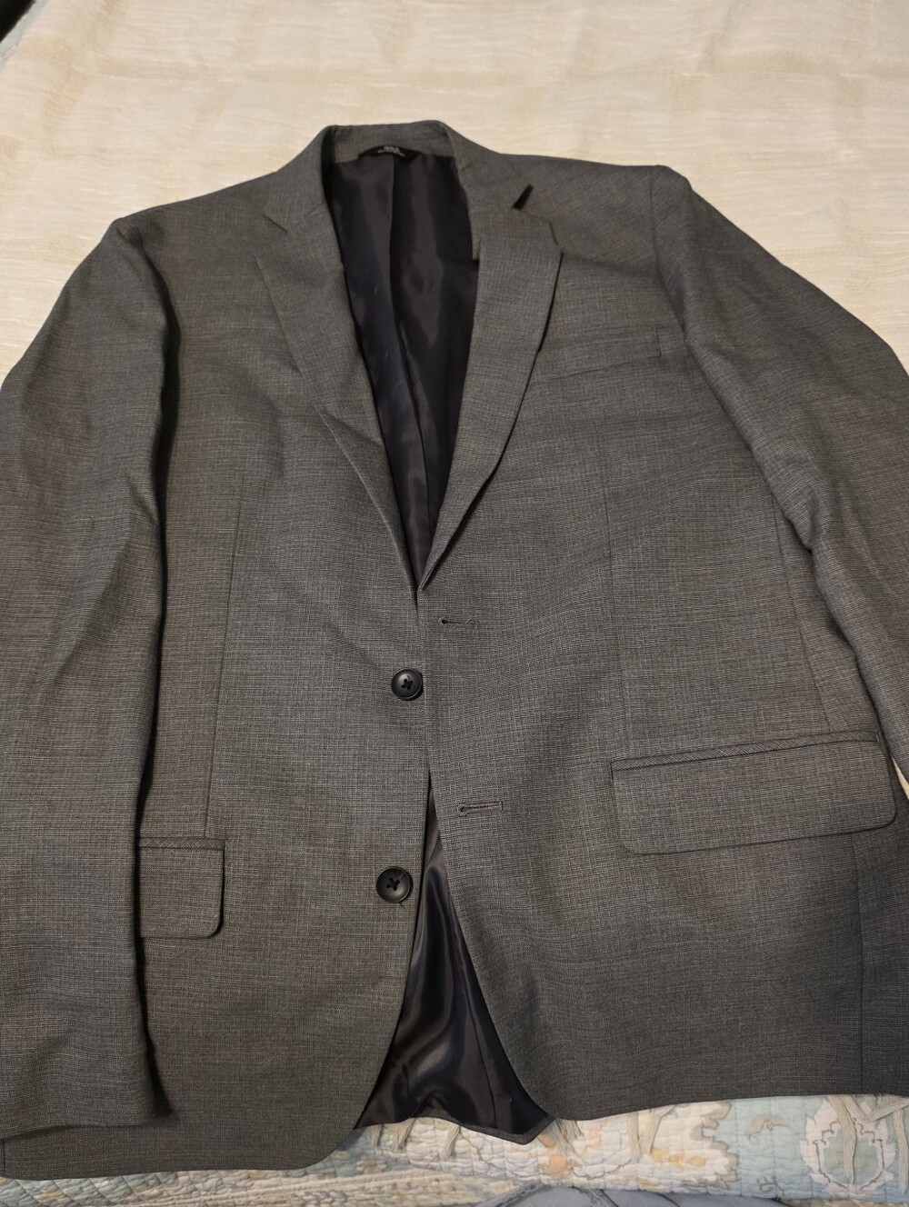 Haggar Men's Gray Two-Button Sport Coat